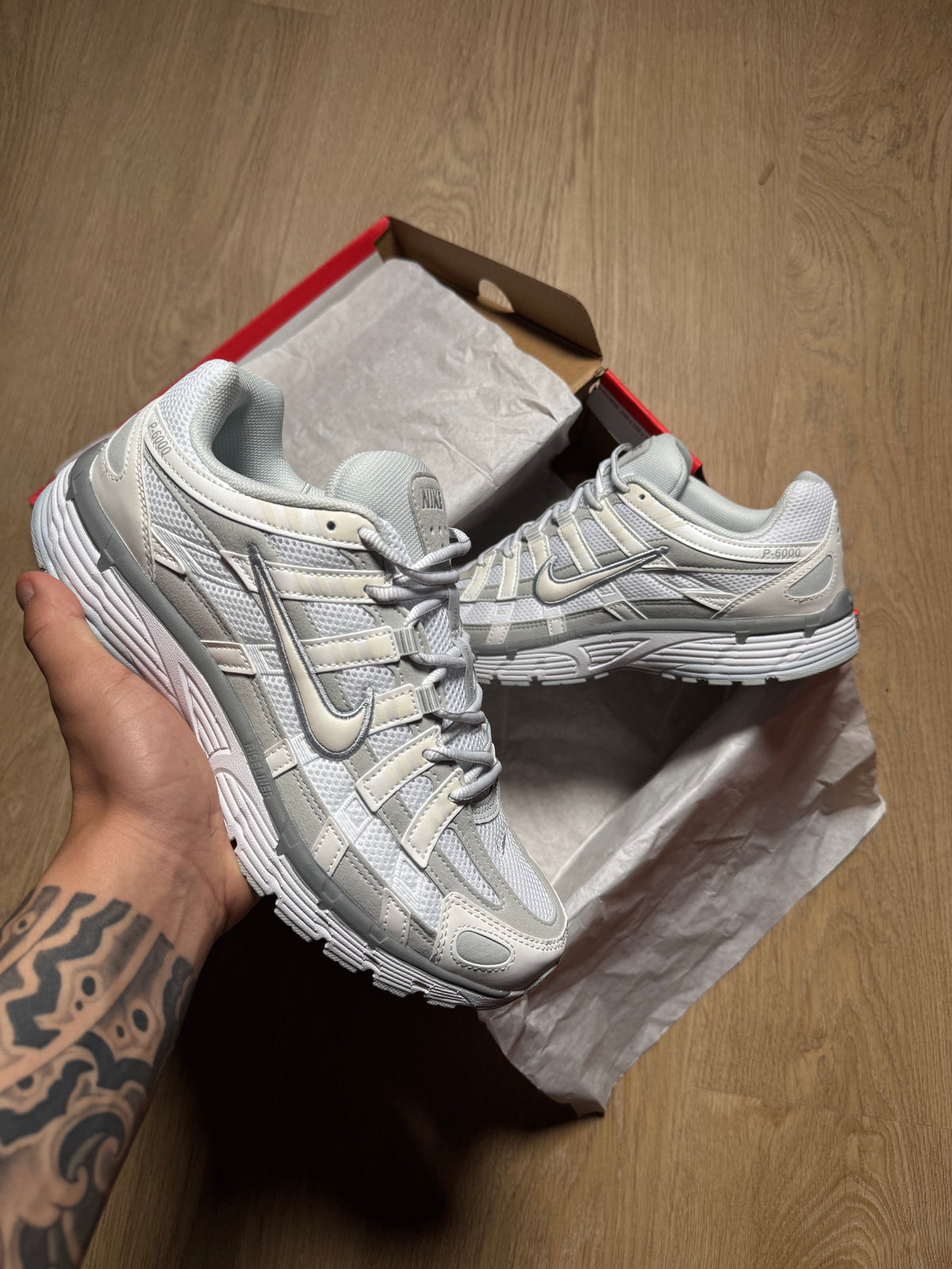 NIKE P-6000 SUMMIT WHITE