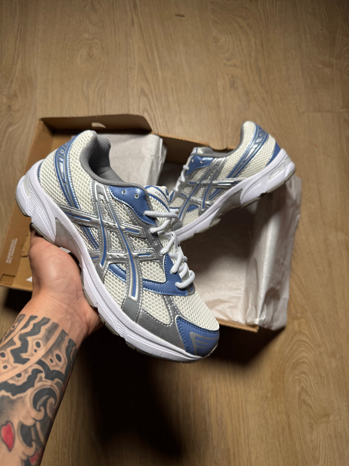 ASICS GEL-KAYANO 14 White / Light Navy